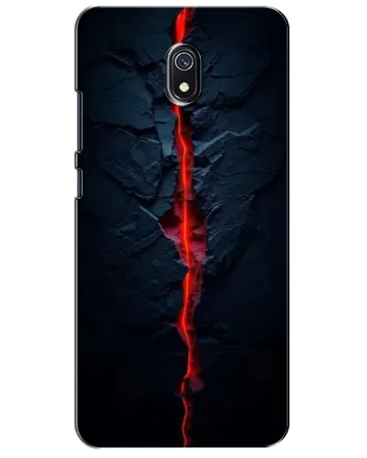 Чохол для Xiaomi Redmi 8A з картинкою «Червона лавова тріщина»