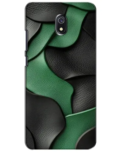 Чохол для Xiaomi Redmi 8A з картинкою «Зелені шкіряні хвилі»