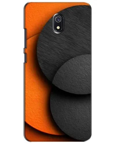 Чохол для Xiaomi Redmi 8A з картинкою «Геометрія помаранчевих кіл»