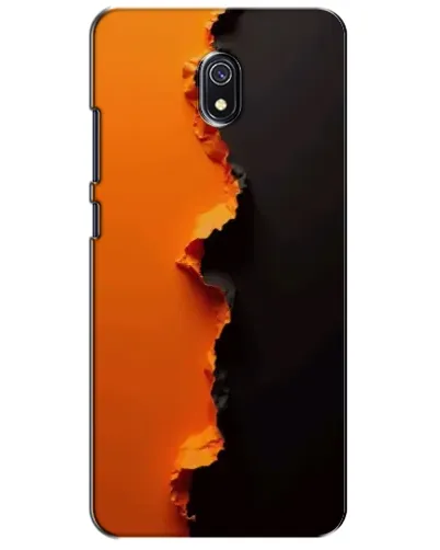 Чохол для Xiaomi Redmi 8A з картинкою «Помаранчевий розлом»