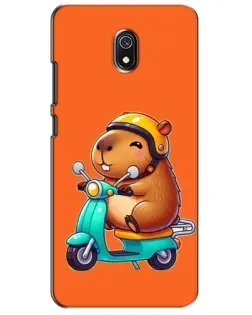 Чехол для Xiaomi Redmi 8A с картинкой «Капибара на скутере» Чехол для Xiaomi Redmi 8A с картинкой «Капибара на скутере»