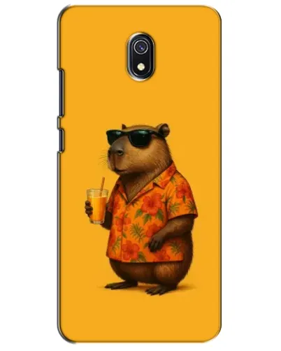 Чехол для Xiaomi Redmi 8A с картинкой «Капибара на отдыхе»