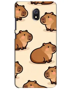 Чехол для Xiaomi Redmi 8A с картинкой «Паттерн милых капибар» Чехол для Xiaomi Redmi 8A с картинкой «Паттерн милых капибар»