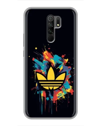 Чехол для Xiaomi Redmi 9 с картинкой «Adidas Splash»