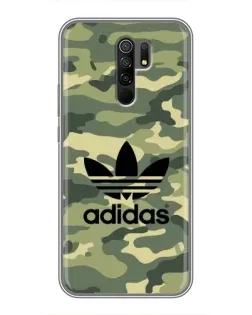 Чехол для Xiaomi Redmi 9 с картинкой «Милитари стиль Adidas» Чехол для Xiaomi Redmi 9 с картинкой «Милитари стиль Adidas»