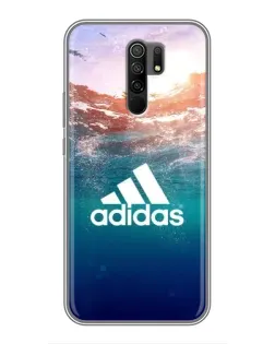 Чехол для Xiaomi Redmi 9 с картинкой «Океанская глубина адидас» Чехол для Xiaomi Redmi 9 с картинкой «Океанская глубина адидас»