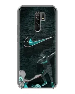Чехол для Xiaomi Redmi 9 с картинкой «Спортивный арт Nike»