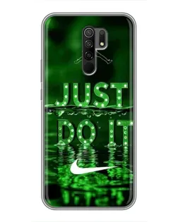 Чехол для Xiaomi Redmi 9 с картинкой «Зеленый неоновый Nike» Чехол для Xiaomi Redmi 9 с картинкой «Зеленый неоновый Nike»