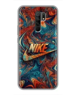 Чехол для Xiaomi Redmi 9 с картинкой «Nike в абстракции» Чехол для Xiaomi Redmi 9 с картинкой «Nike в абстракции»