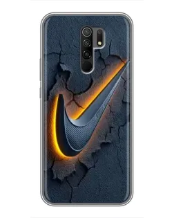 Чехол для Xiaomi Redmi 9 с картинкой «Объемный логотип Найк» Чехол для Xiaomi Redmi 9 с картинкой «Объемный логотип Найк»