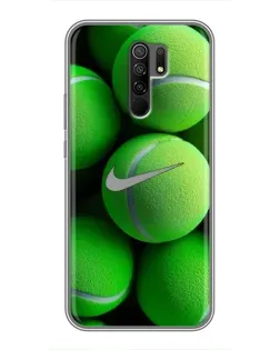 Чехол для Xiaomi Redmi 9 с картинкой «Теннисные мячи Найк» Чехол для Xiaomi Redmi 9 с картинкой «Теннисные мячи Найк»