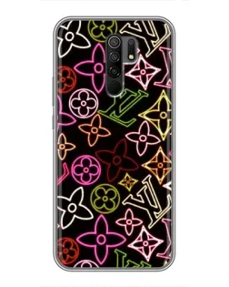 Чехол для Xiaomi Redmi 9 с картинкой «Неоновый микс Nike» Чехол для Xiaomi Redmi 9 с картинкой «Неоновый микс Nike»