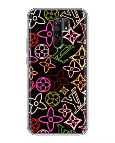 Чехол для Xiaomi Redmi 9 с картинкой «Неоновый микс Nike» Чехол для Xiaomi Redmi 9 с картинкой «Неоновый микс Nike»
