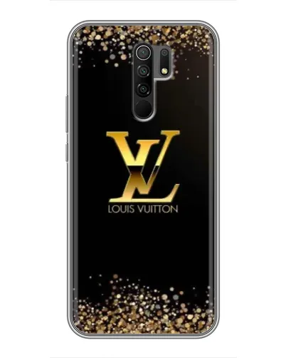 Чехол для Xiaomi Redmi 9 с картинкой «LV — золотые искры» Чехол для Xiaomi Redmi 9 с картинкой «LV — золотые искры»
