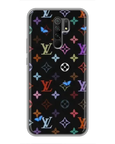 Чехол для Xiaomi Redmi 9 с картинкой «Цветная монограмма LV» Чехол для Xiaomi Redmi 9 с картинкой «Цветная монограмма LV»