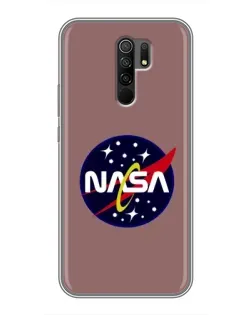 Чохол для Xiaomi Redmi 9 з картинкою «NASA — ретро космос»