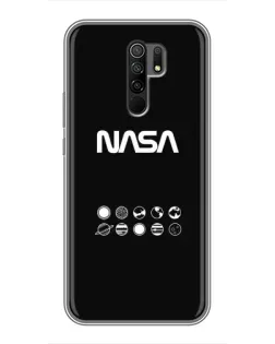 Чохол для Xiaomi Redmi 9 з картинкою «NASA — технічний принт»