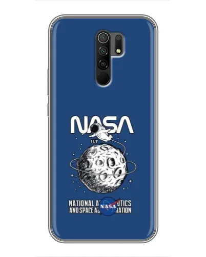 Чохол для Xiaomi Redmi 9 з картинкою «NASA — місячна місія» Чохол для Xiaomi Redmi 9 з картинкою «NASA — місячна місія»
