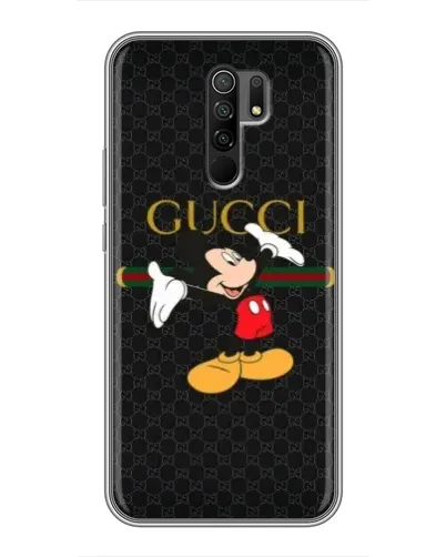 Чехол для Xiaomi Redmi 9 с картинкой «Микки Маус Gucci» Чехол для Xiaomi Redmi 9 с картинкой «Микки Маус Gucci»