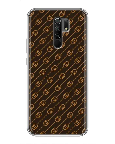 Чехол для Xiaomi Redmi 9 с картинкой «Gucci — золотые диагонали» Чехол для Xiaomi Redmi 9 с картинкой «Gucci — золотые диагонали»