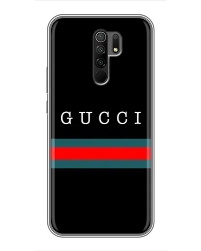 Чехол для Xiaomi Redmi 9 с картинкой «Gucci — красный пояс» Чехол для Xiaomi Redmi 9 с картинкой «Gucci — красный пояс»