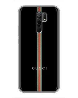 Чехол для Xiaomi Redmi 9 с картинкой «Gucci — строгая линия»