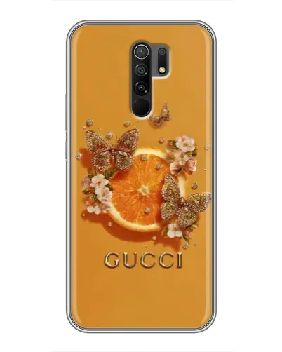 Чехол для Xiaomi Redmi 9 с картинкой «Gucci — золотые бабочки» Чехол для Xiaomi Redmi 9 с картинкой «Gucci — золотые бабочки»