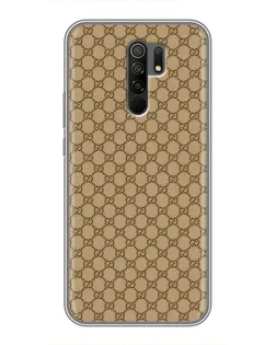 Чехол для Xiaomi Redmi 9 с картинкой «Gucci — классический беж»