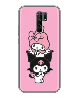 Чехол для Xiaomi Redmi 9 с картинкой «My Melody и Kuromi» Чехол для Xiaomi Redmi 9 с картинкой «My Melody и Kuromi»