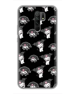 Чехол для Xiaomi Redmi 9 с картинкой «Черный паттерн Kuromi» Чехол для Xiaomi Redmi 9 с картинкой «Черный паттерн Kuromi»