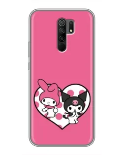 Чехол для Xiaomi Redmi 9 с картинкой «Kuromi и My Melody» Чехол для Xiaomi Redmi 9 с картинкой «Kuromi и My Melody»