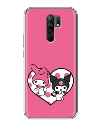Чохол для Xiaomi Redmi 9 з картинкою «Kuromi та My Melody» Чохол для Xiaomi Redmi 9 з картинкою «Kuromi та My Melody»