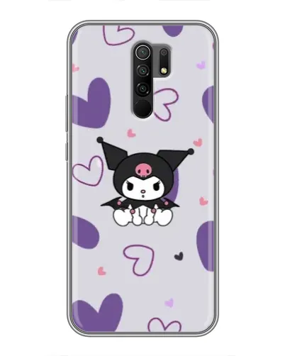 Чохол для Xiaomi Redmi 9 з картинкою «Kuromi та лавандові серця» Чохол для Xiaomi Redmi 9 з картинкою «Kuromi та лавандові серця»