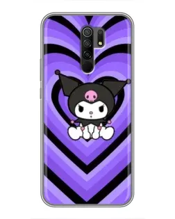Чехол для Xiaomi Redmi 9 с картинкой «Kuromi и фиолетовые сердца» Чехол для Xiaomi Redmi 9 с картинкой «Kuromi и фиолетовые сердца»