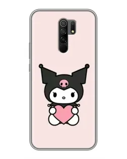 Чехол для Xiaomi Redmi 9 с картинкой «Kuromi и сердце» Чехол для Xiaomi Redmi 9 с картинкой «Kuromi и сердце»