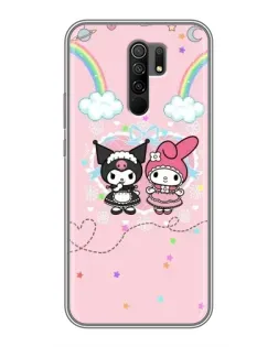 Чехол для Xiaomi Redmi 9 с картинкой «My Melody и Kuromi» Чехол для Xiaomi Redmi 9 с картинкой «My Melody и Kuromi»