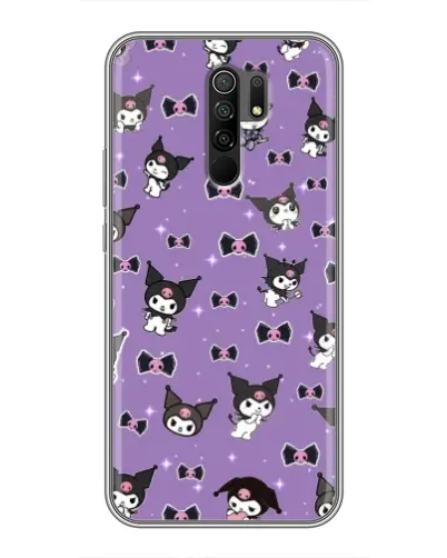 Чохол для Xiaomi Redmi 9 з картинкою «Kuromi — патерн» Чохол для Xiaomi Redmi 9 з картинкою «Kuromi — патерн»