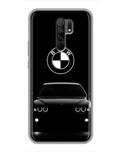 Чехол для Xiaomi Redmi 9 с картинкой «BMW — взгляд из темноты»