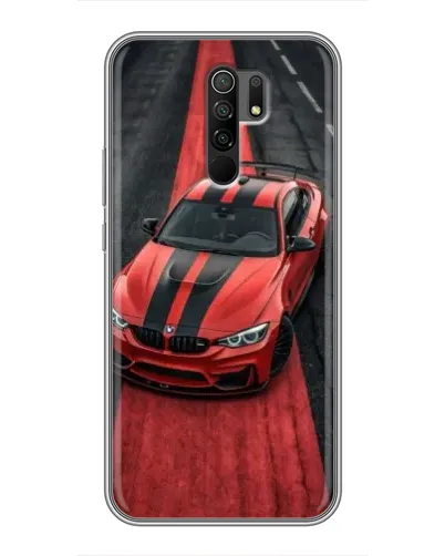 Чехол для Xiaomi Redmi 9 с картинкой «BMW на красной дорожке»