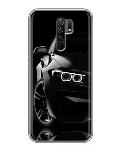 Чехол для Xiaomi Redmi 9 с картинкой «Черная BMW — профиль» Чехол для Xiaomi Redmi 9 с картинкой «Черная BMW — профиль»
