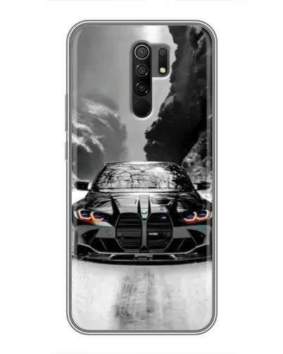 Чехол для Xiaomi Redmi 9 с картинкой «BMW — акварельный дрифт» Чехол для Xiaomi Redmi 9 с картинкой «BMW — акварельный дрифт»