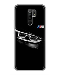 Чехол для Xiaomi Redmi 9 с картинкой «BMW — взгляд тигра»