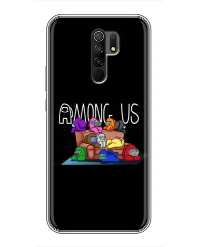 Чехол для Xiaomi Redmi 9 с картинкой «Логотип Among Us» Чехол для Xiaomi Redmi 9 с картинкой «Логотип Among Us»