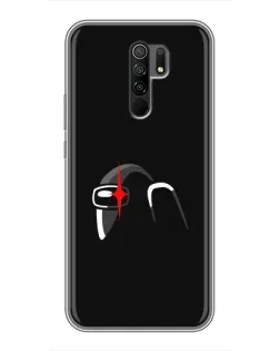 Чехол для Xiaomi Redmi 9 с картинкой «Among Us шлем»