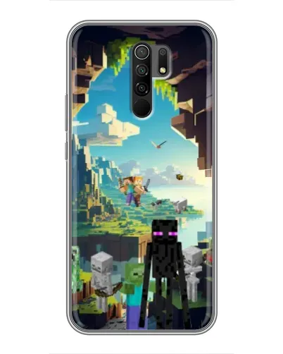 Чохол для Xiaomi Redmi 9 з картинкою «Ендермен у лісі» Чохол для Xiaomi Redmi 9 з картинкою «Ендермен у лісі»