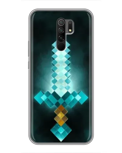Чохол для Xiaomi Redmi 9 з картинкою «Алмазний меч неон» Чохол для Xiaomi Redmi 9 з картинкою «Алмазний меч неон»