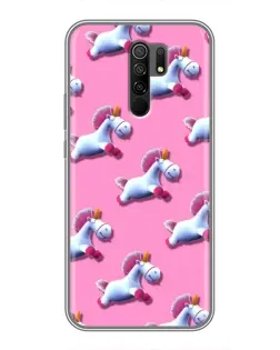 Чехол для Xiaomi Redmi 9 с картинкой «Единороги на розовом» Чехол для Xiaomi Redmi 9 с картинкой «Единороги на розовом»