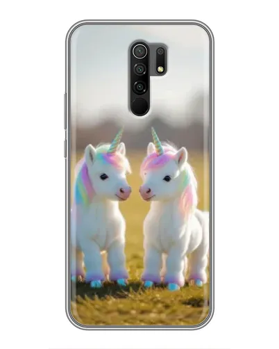 Чохол для Xiaomi Redmi 9 з картинкою «Пара єдинорогів» Чохол для Xiaomi Redmi 9 з картинкою «Пара єдинорогів»