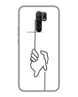 Чехол для Xiaomi Redmi 9 с картинкой «Рука держит» Чехол для Xiaomi Redmi 9 с картинкой «Рука держит»