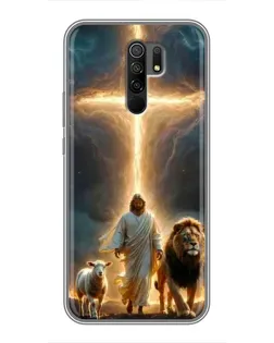 Чехол для Xiaomi Redmi 9 с картинкой «Лев Иуды и Свет» Чехол для Xiaomi Redmi 9 с картинкой «Лев Иуды и Свет»